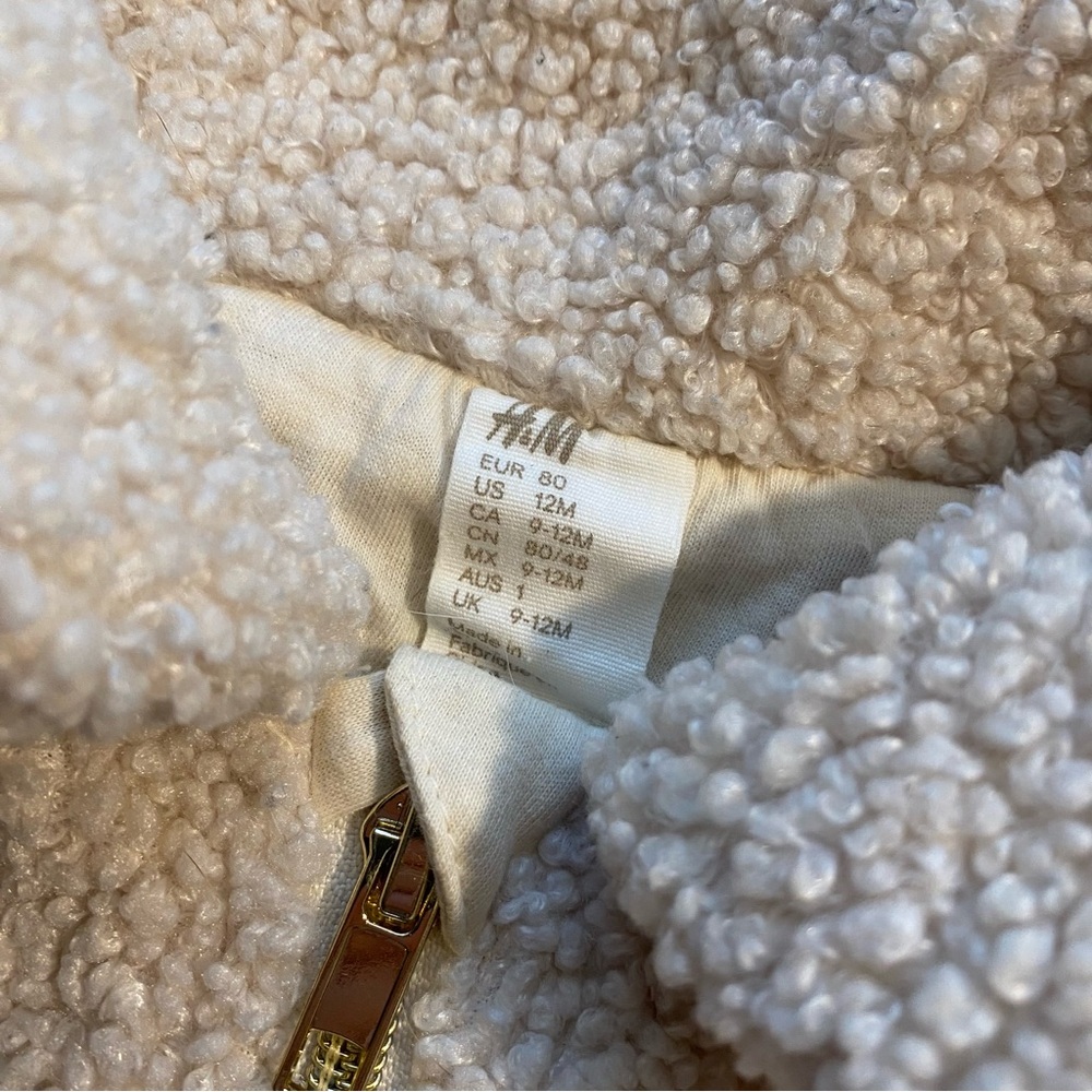 H&M Sherpa Color Block Jacket - Picture 4 of 6